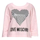 Блузка Love Moschino WCD5001S3296ROSE 42 серце в клітину рожева - зображення 1