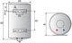 Бойлер Thermo Alliance SLIM верт. 80 л сухий ТЕН 2,0 кВт D80V20J(D)2-K - зображення 2