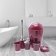 Набор аксессуаров для ванной Bathlux люкс качества , 6 предметов Бордовый - изображение 3