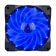 Вентилятор 1stPlayer A1-15LED Blue bulk; 120х120х25мм, 4-pin Molex - изображение 1
