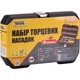 Набор насадок торцевых MASTERTOOL GM CrV 1/4” 4-14 мм,трещотка 72Т, 46 шт, кейс (78-2047) - изображение 9