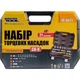 Набор насадок торцевых MASTERTOOL GM CrV 1/2” 10-32 мм, трещотка 72Т, 21 шт, кейс (78-4021) - изображение 2