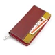 Гаманець жіночий стильний для купюр і карток ST Leather 18379 (SB71) на блискавці Бордовий - зображення 5