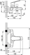 Змішувач-кран для ванни CORSO Serio DC-1C146C (9626200) - зображення 4