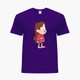 Дитяча футболка Гравіті Фолз Мейбл Пайнс (Gravity Falls Mabel Pines) (25186-2625) 104-110 см Бавовна Фіолетовий - зображення 2