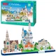 Тривимірна головоломка-конструктор CubicFun City Line Баварія (MC267h) (6944588202675) - зображення 3
