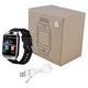 Смарт часы Smart Watch дисплей 1.56 дюйм с камерой 1.3 Мп Чёрно-серебряные (DZ09) - изображение 4