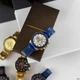 Наручний годинник Forsining 6909 Blue-Cuprum-White - изображение 8