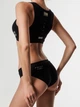 Бюстгальтер без кісточок бавовняний Conte Elegant CE Tattoo Style LBE 1477 20С-1468ТСП XS Black (4810226597361) - зображення 4