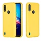 Силіконовий (TPU) чохол Deexe Silicone Case для Motorola Moto E6S / Moto E6i - Yellow - зображення 1