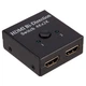 HDMI комутатор / спліттер двонаправлений на 2 порти 4K свитч bi direction Switch Splitter свіч перемикач розгалужувач HDMI ( WD2-1 bi-direction ) - зображення 3