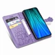 Чохол Embossed Cat and Dog для Xiaomi Redmi Note 8 Pro книжка шкіра PU Purple - зображення 7