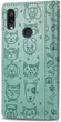 Чехол Embossed Cat and Dog для Xiaomi Redmi 7 книжка кожа PU Mint - изображение 3
