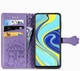 Чохол Embossed Cat and Dog для Xiaomi Redmi Note 9 Pro книжка шкіра PU Purple - зображення 6