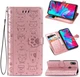Чехол Embossed Cat and Dog для Xiaomi Redmi 7 книжка кожа PU Rose-Gold - изображение 1