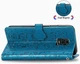 Чехол Embossed Cat and Dog для Xiaomi Redmi Note 9 Pro книжка кожа PU Blue - изображение 4