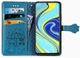 Чехол Embossed Cat and Dog для Xiaomi Redmi Note 9 Pro книжка кожа PU Blue - изображение 5