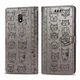 Чехол Embossed Cat and Dog для Xiaomi Redmi 8A книжка кожа PU Gray - изображение 2