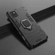 Чохол Iron Ring для Samsung Galaxy Note 10 Lite / N770 бампер протиударний з підставкою Black - зображення 6