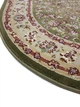 Классический ковер с иранским дизайном Iranian Star 0,8х1,5 м. Овал L_GREEN 2661A - изображение 3