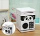 Скарбничка сейф NUMBER BANK PANDA EL 510-1 дитяча іграшка з кодовим замком Панда Чорно-біла (12548) - зображення 3