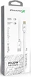 Кабель Grand-X Type-C - Lightning Fast Charge for iPhone 20W White (5902768707151) - зображення 3