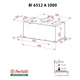 Вытяжка Perfelli bi 6512 a 1000 w led - изображение 5