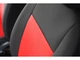 Авточехлы на сиденья Pok-ter Road Mitsubishi Colt (2002-2012) с красной вставкой экокожа - изображение 2
