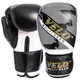 Перчатки боксерские кожаные Velo Star 2229 размер 14 унций Black-White - изображение 1