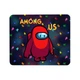 Коврик для мышки Амонг Ас Красный (Among Us Red) (25108-2411) 22 * 18 см - изображение 4