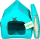 Домик для собак и кошек Lucky Pet Джесси №2 34 x 39 x 38 см Бирюзовый (4820224211985) - изображение 2