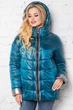 Куртка Miorichi Hanna 50 Бірюза з сріблом (01024-green50) - зображення 4