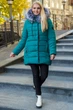 Зимняя куртка Miorichi Simona 46 Изумруд (01039-green46) - изображение 1