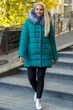 Зимняя куртка Miorichi Simona 46 Изумруд (01039-green46) - изображение 3
