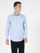 Рубашка хлопковая мужская Colin's CL1041350LBL XS Light Blue - изображение 3