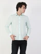 Рубашка хлопковая мужская Colin's CL1041771MGR S Mint Green - изображение 4