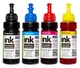Комплект чорнил ColorWay Epson L100/200 (4х100мл) BK/С/M/Y (CW-EW101SET01) - изображение 1