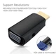 Конвертер-адаптер HDMI (тато) на VGA (мама) - зображення 2