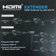 Активний подовжувач HDMI сигналу по витій парі Atcom HDMI Ethernet до 120м - зображення 3