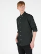 Рубашка хлопковая мужская Colin's CL1048576DKH S Dark Khaki - изображение 3