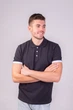 Футболка поло TvoePolo однотонне L Темно-сіре (5718-17l) - зображення 3
