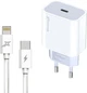 Зарядное устройство Grand-X USB-C 20W PD 3.0 быстрая зарядка для Apple + cable PD - Lightning CU 1 м (CH-770L) - изображение 1