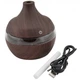 Домашний увлажнитель воздуха Аромадиффузор Mini USB Humidifier с LED подсветкой Коричневый - изображение 2