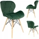 Крісло JUMI Scandinavian Design (велюр) Green - зображення 1