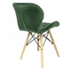Крісло JUMI Scandinavian Design (велюр) Green - зображення 4