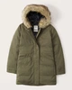 Парка женская - парка зимняя Abercrombie & Fitch AF8273W S Оливковый - изображение 2