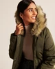 Парка женская - парка зимняя Abercrombie & Fitch AF8273W S Оливковый - изображение 5