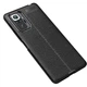 Силиконовый (TPU) чехол Deexe Leather Cover для Xiaomi Redmi Note 10 Pro - Black - изображение 2