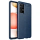 Силиконовый (TPU) чехол Deexe Leather Cover для Samsung Galaxy A52 (A525) / A52s (A528) - Blue - изображение 1