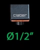 Штуцер Claber 1/2"-3/4" Н * 16 мм для капельной трубки 1/2" с зажимом (910130000) - изображение 3